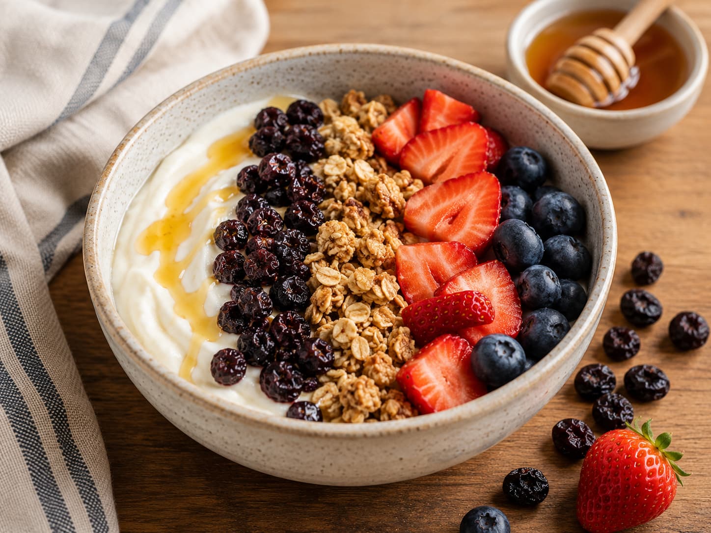 Aronia Berry Breakfast Bowl