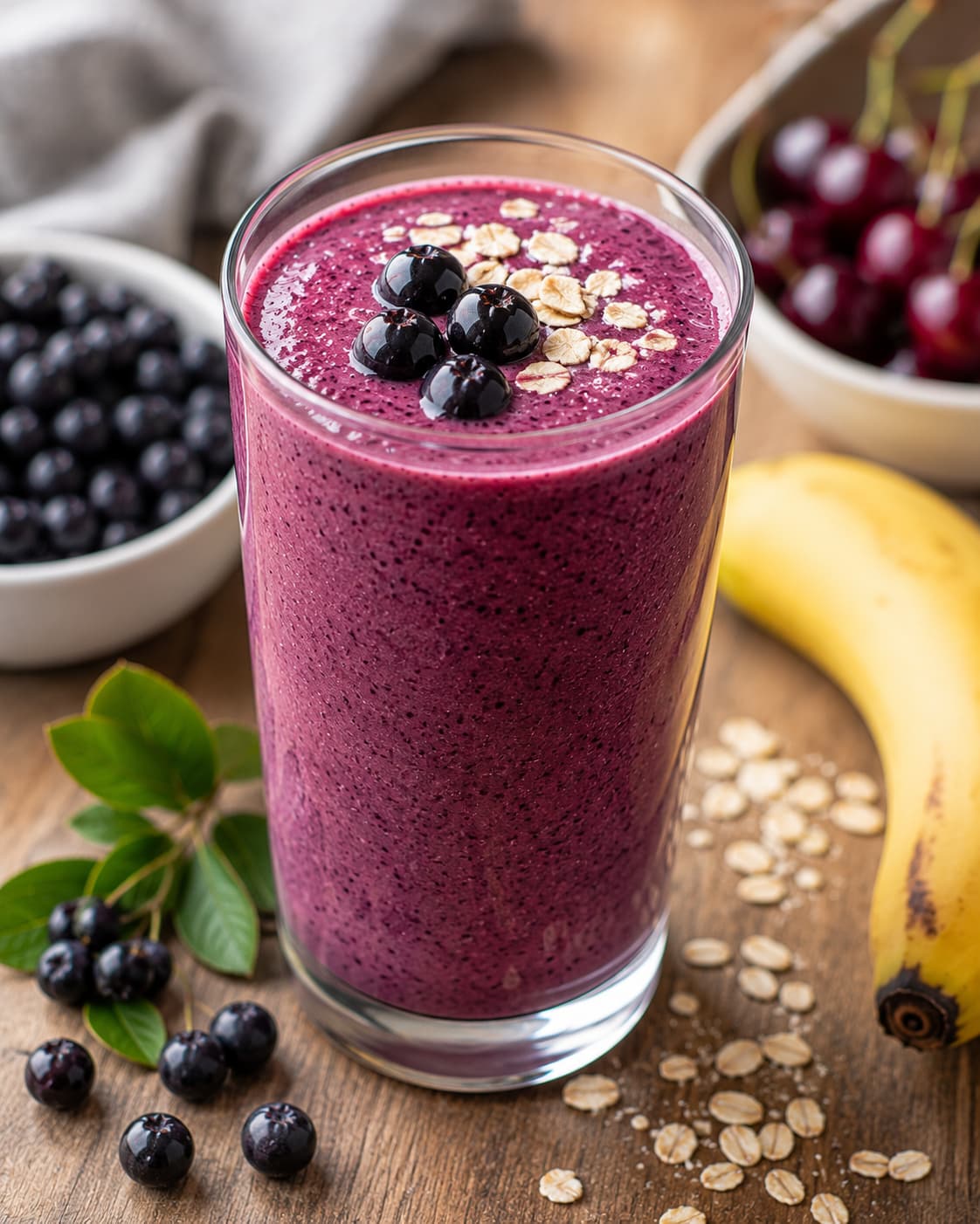 Tart Cherry-Aronia Recovery Smoothie